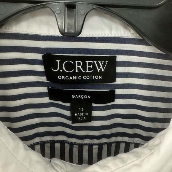 J. Crew Garçon Shirt Dark Evening Size 12 - Picture 3 of 6